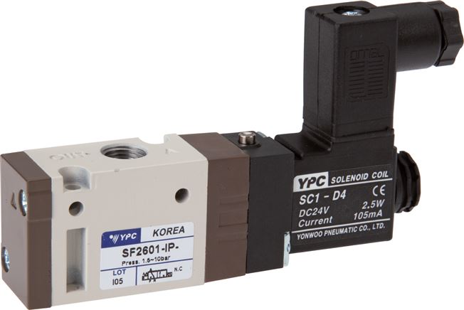 Válvulas solenóides de 3 vias G 1-8", Série SF2000