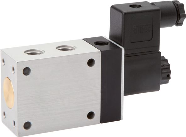 Válvulas solenóides de 3 vias com ligação de ar externa, Série ME