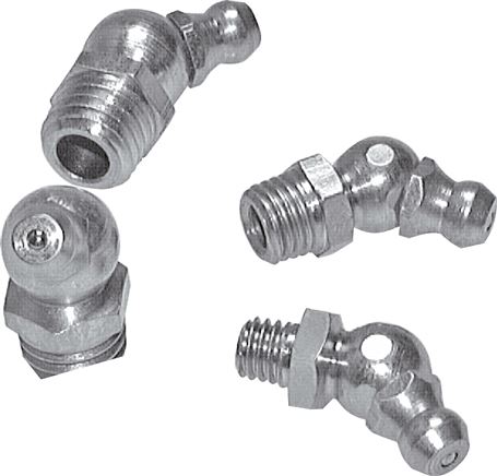 Niple de graxa cônica 45º, DIN 71412 B