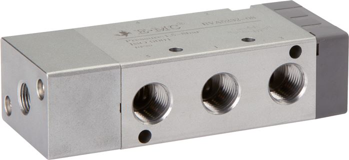 Válvulas pneumáticas 5-2-direcionais e 5-3-direcionais G 1-4", Modelo série RV30