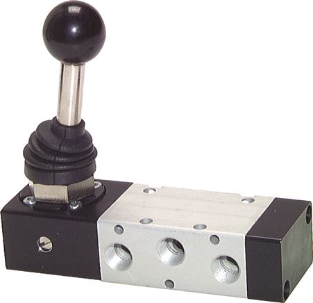 Válvulas de alavanca manual de 5 vias G 1-8", Padrão