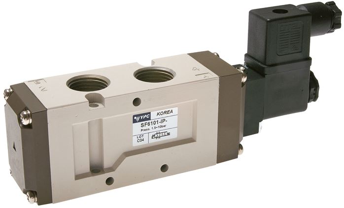Válvulas solenóides de 5-2 vias G 1-2", Série SF6000