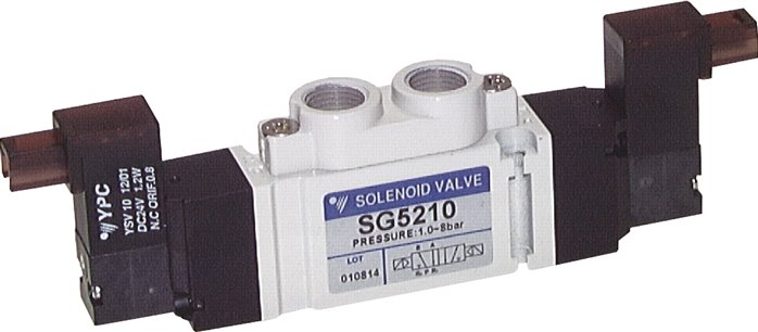 Válvulas solenóides de 5-2 vias G 1-8", Série SC300 (serão descontinuadas)