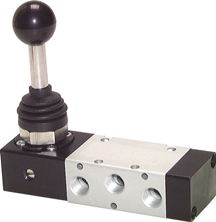 Válvulas de alavanca manual de 5-3 vias G 1-8", Padrão