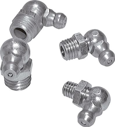 Niple de graxa cônica 90º, DIN 71412 C