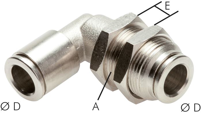 Conectores de encaixe do anteparo angular, MSV