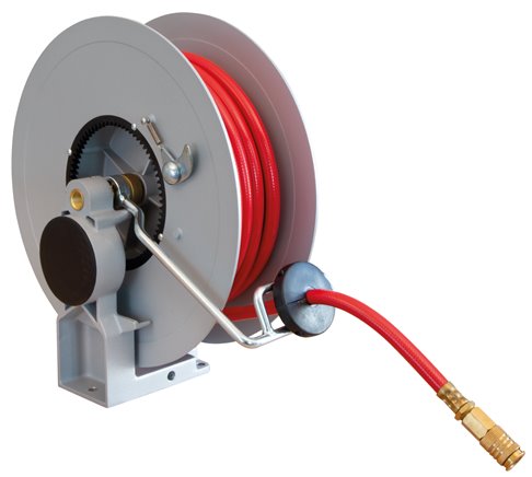 Carretel de mangueira automático para ar comprimido, até 15 bar
