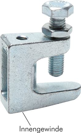 Braçadeiras de viga para braçadeiras de tubos M 8 - M 10