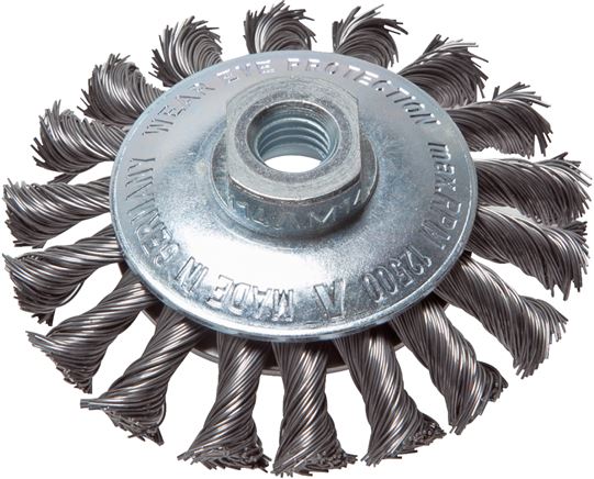 Escovas chanfradas, trançadas, roscas fêmeas M 14x2