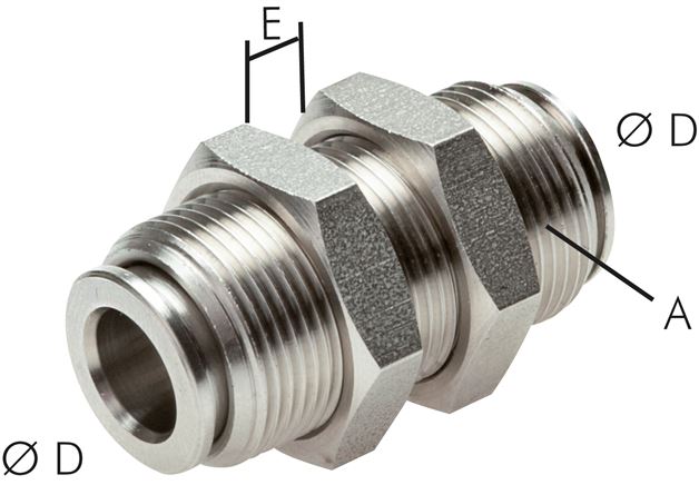 Conexões de encaixe do anteparo, ES