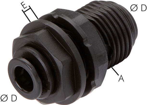 Conectores de encaixe do anteparo, FDA