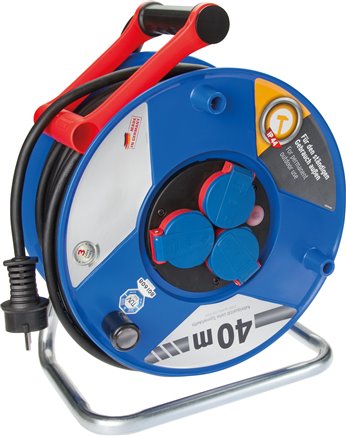 Tambores de cabo para uso interno e externo, IP 44