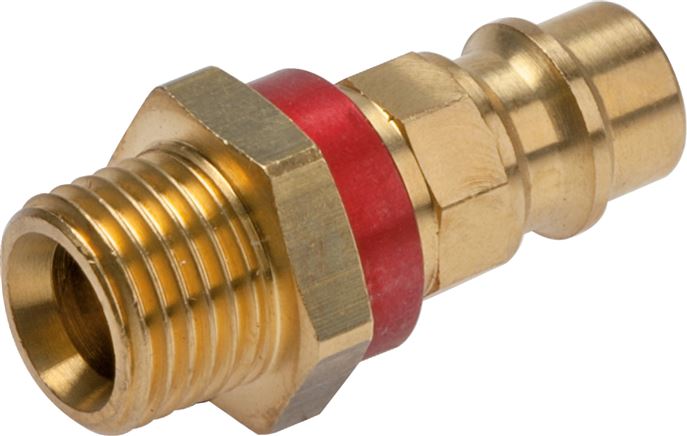 Plugues de acoplamento codificados com rosca macho, NW 7 2