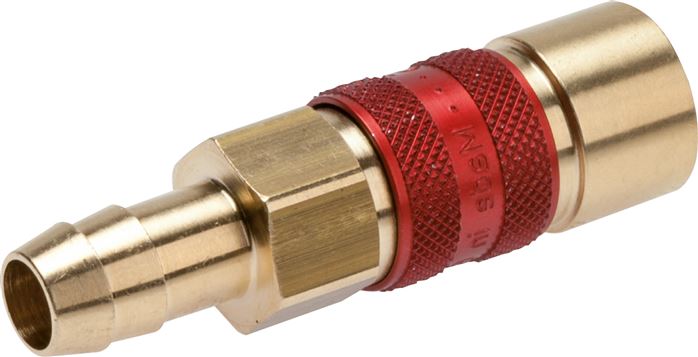 Tomadas de acoplamento codificadas com conexão de parafuso de mangueira, NW 5