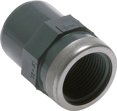 CONECTOR COM BICO ADESIVO E ROSCA FêMEA, PVC-U, PN 16