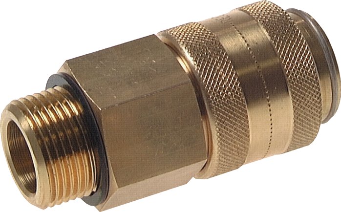 Soquetes de acoplamento com rosca macho, NW 19