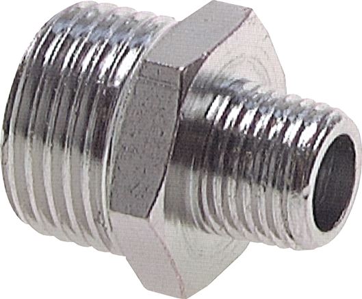 Lábios duplos com rosca cónica, até 25 bar