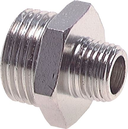 Lábios duplos com rosca cilíndrica, até 40 bar