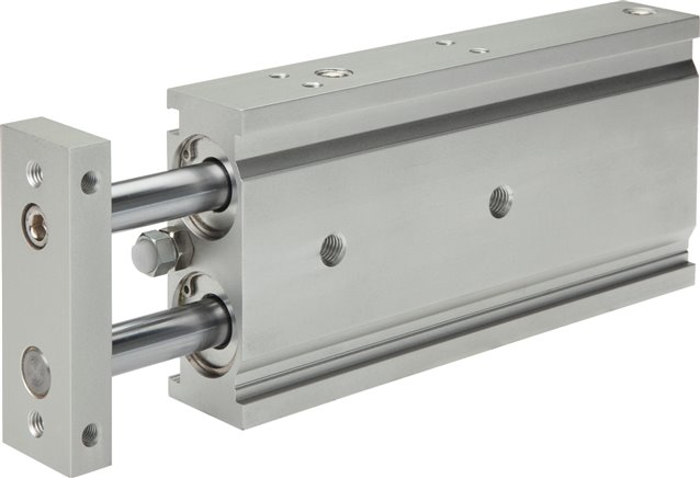 Cilindro de pistão duplo com guia, EXSM