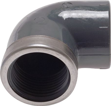 COTOVELO 90º COM ENCAIXE ADESIVO E ROSCA FêMEA, PVC-U, PN 16