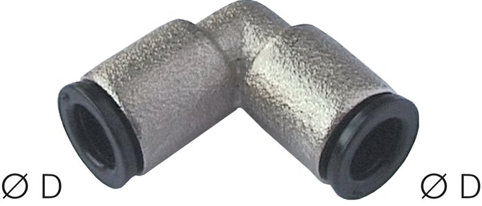 Conector de encaixe do cotovelo (será descontinuado)