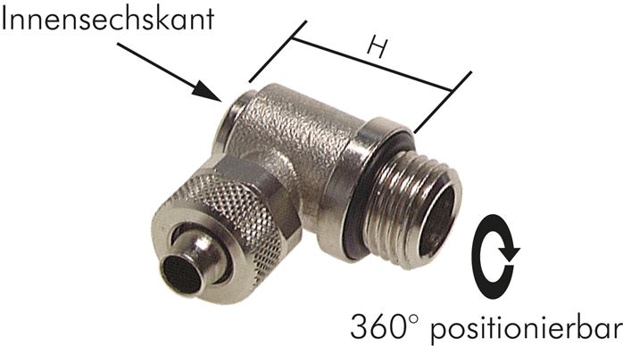 Conexões do parafuso do cotovelo, compacto, CK