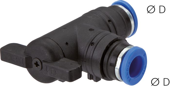 Galos de batente de cotovelo com encaixe push-in, Standard