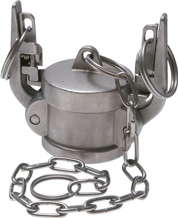 Tampas de extremidade para dispositivo de travamento de segurança para mandril de ação rápida, Tipo DC