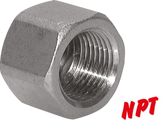 Tampas de extremidade com rosca NPT, PN 16