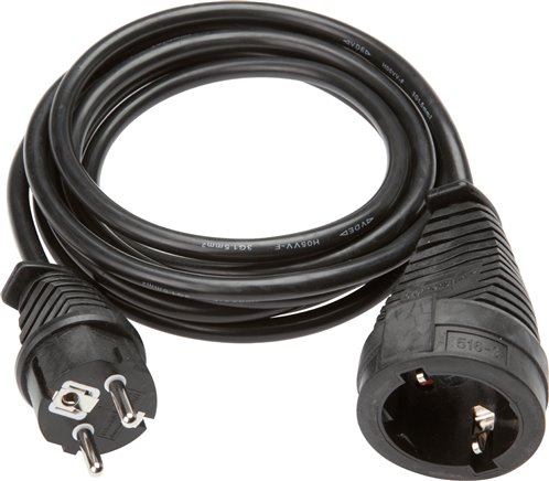 Cabo de extensão para aplicações interiores, IP 20