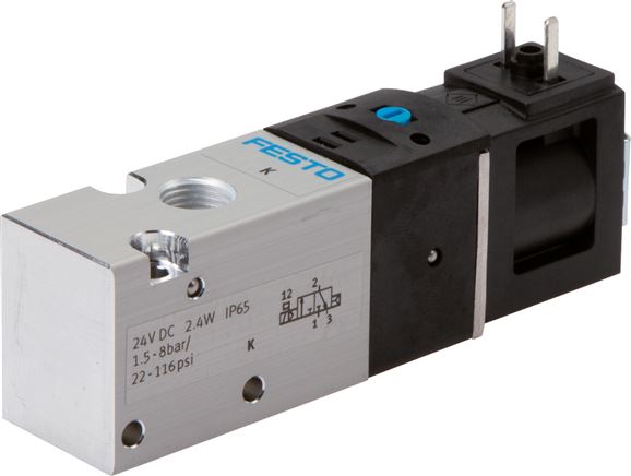 Válvulas solenóides Festo G 1-8", Modelo série VUVS LK20