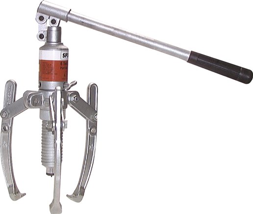 Extrator hidráulico, uso de 2 e 3 braços