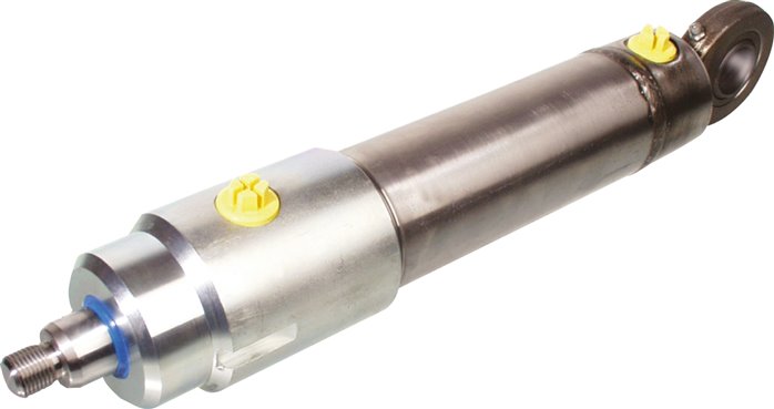 Cilindro hidráulico industrial com cabeça giratória, dupla ação, HDG