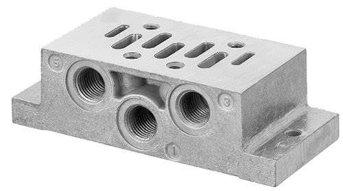 ISO 5599-1, placas de base e de extremidade