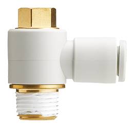 KQ2_V, ângulo de aparafusamento com soquete sextavado