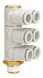 KQ2_ZT, ângulo de aparafusamento, 6x, rotação de 360º