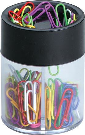 Caixa de distribuição magnética para clipes de papel