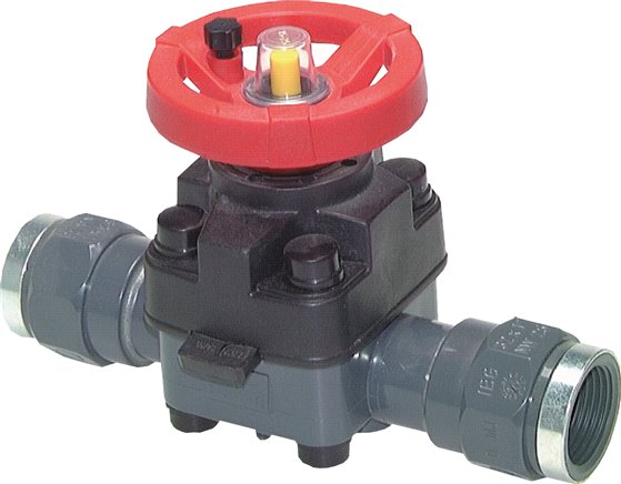 Válvulas de diafragma manuais, PN 10