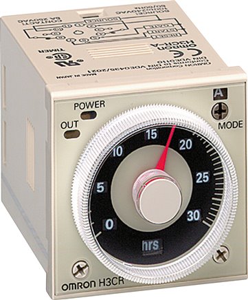 Relé de tempo multifunções, 48 x 48 mm