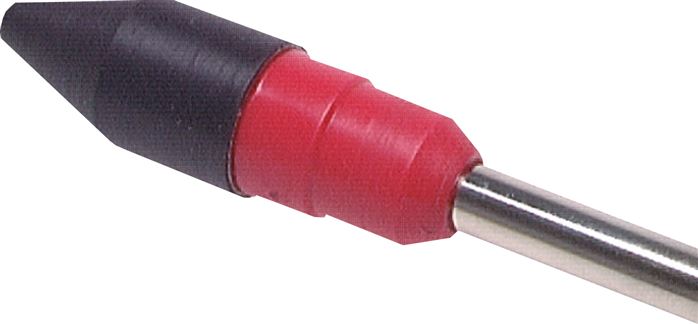 Bicos com ponta de borracha para pistolas de sopro de plástico CEJN com tubo de extensão