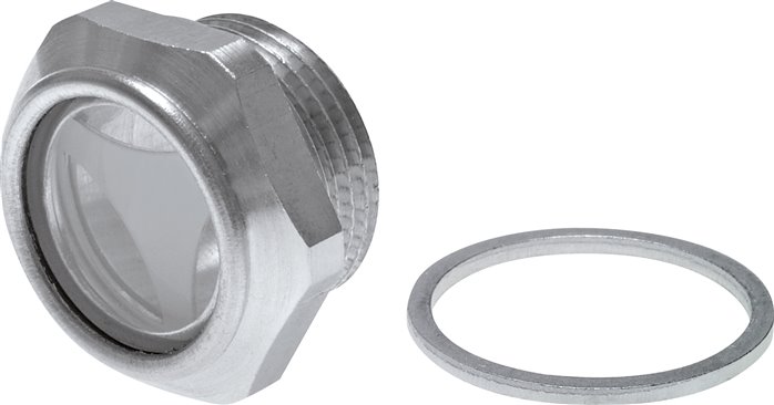 vidros de inspeção do nível de óleo com refletor