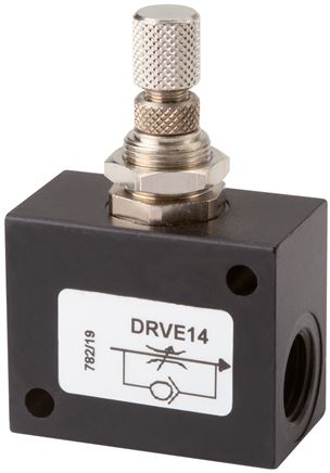 Válvulas de controle unidirecionais e válvulas de estrangulamento, padrão