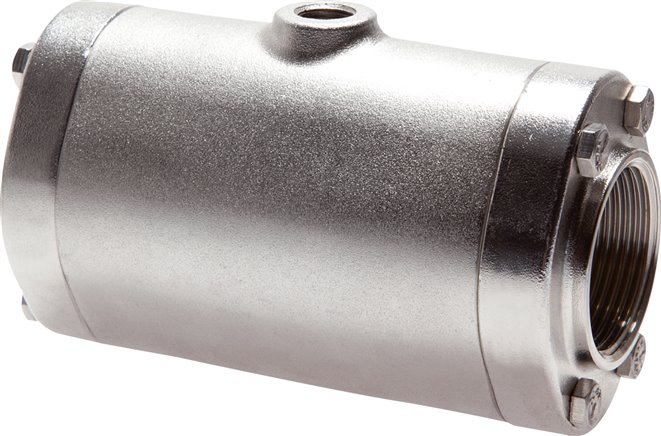 Válvulas de aperto pneumáticas com roscas fêmeas (posição de marcha lenta aberta), PN 6