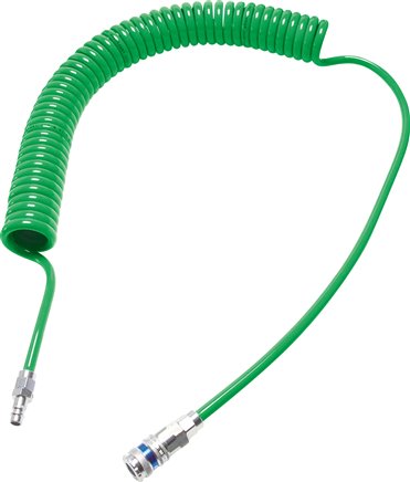 Tubos de bobina de poliuretano com acoplamentos NW 7 2, proteção contra respingos de solda