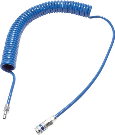 Tubos de bobina de poliuretano (linha de fluxo) com acoplamento NW 7,2 - NW 10