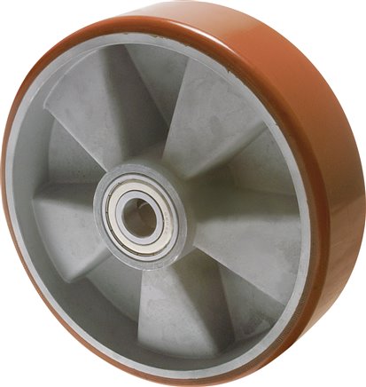 Rolos de poliuretano para serviço pesado - rodas, 280- 2000 kg