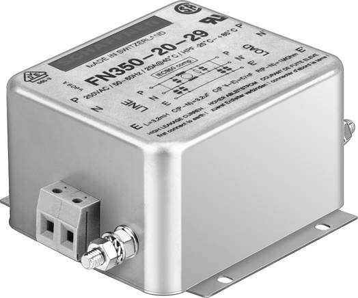 Fonte de alimentação, filtro de rede