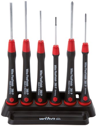Conjuntos de chaves de fenda de precisão, Wiha PicoFinish