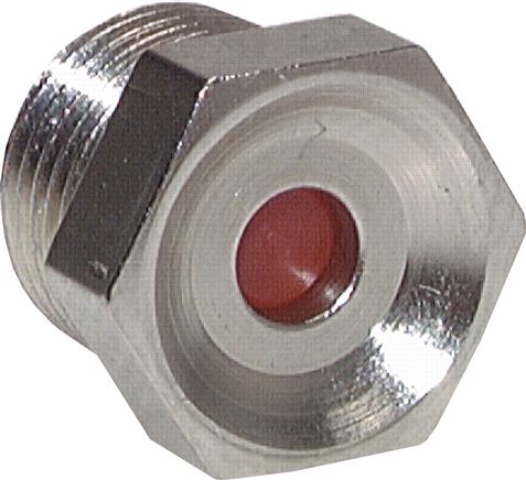 Visores de pressão com rosca macho