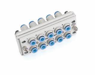 Rechteckige Mehrfachkupplung Série KDM